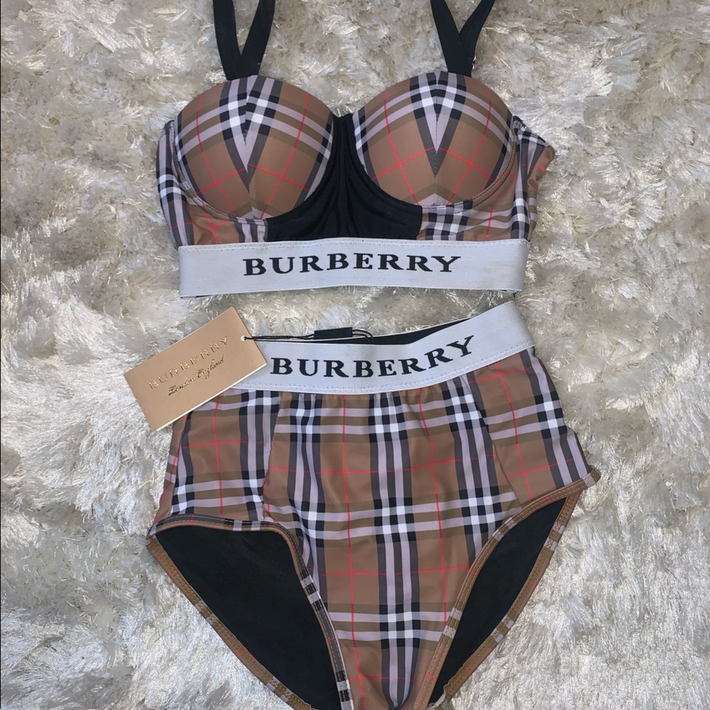 Super cute Burberry 2-Piece Swim!